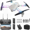 BEZGAR Mini RC Drone for Kids White - 720P Camera, Gesture Selfie