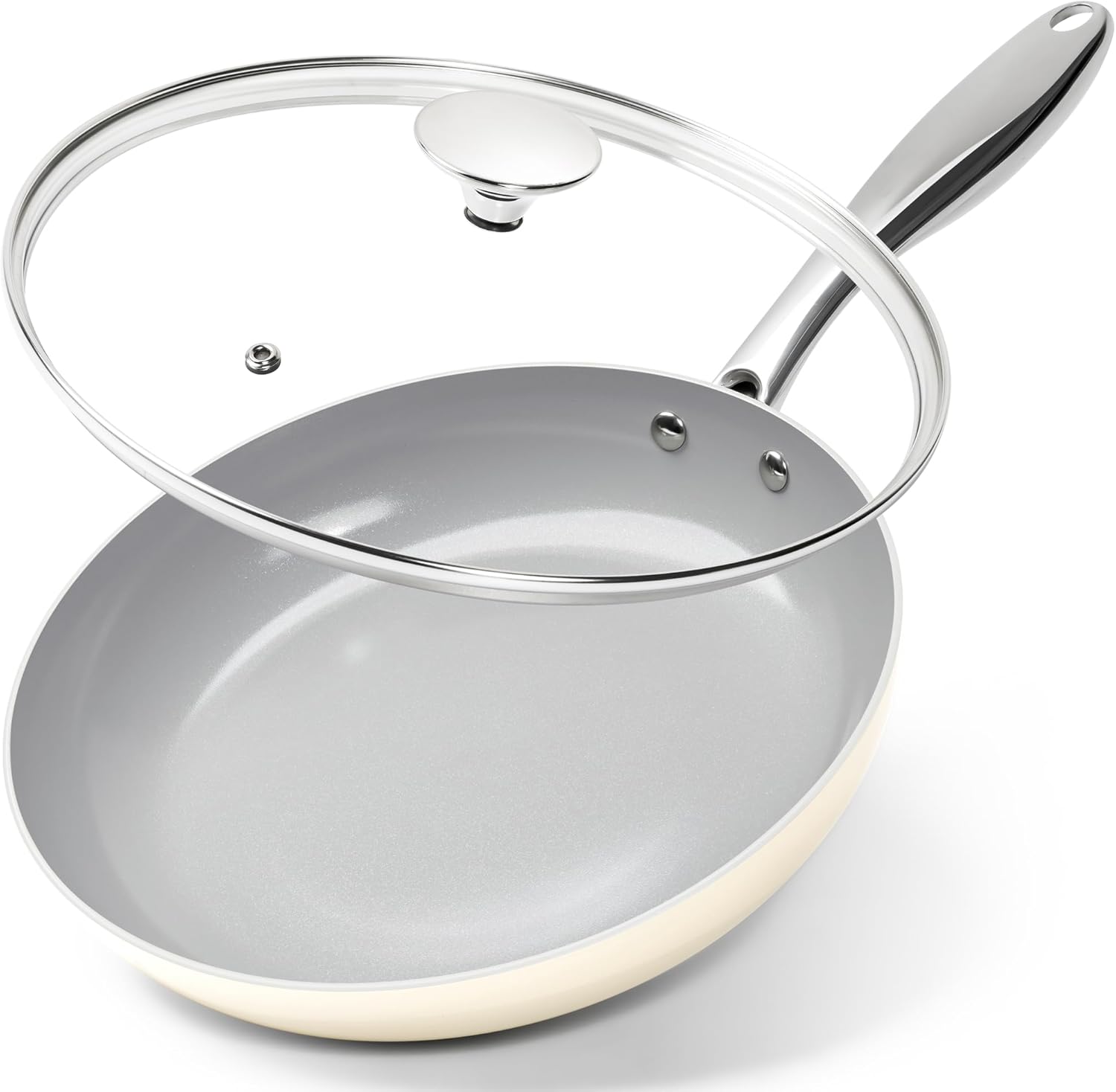 MICHELANGELO Non Stick Frying Pan - 10 Inch Non Toxic Skillet