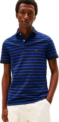 Tommy Hilfiger Mens Polo Shirt with Organic Cotton Stretch - Regular