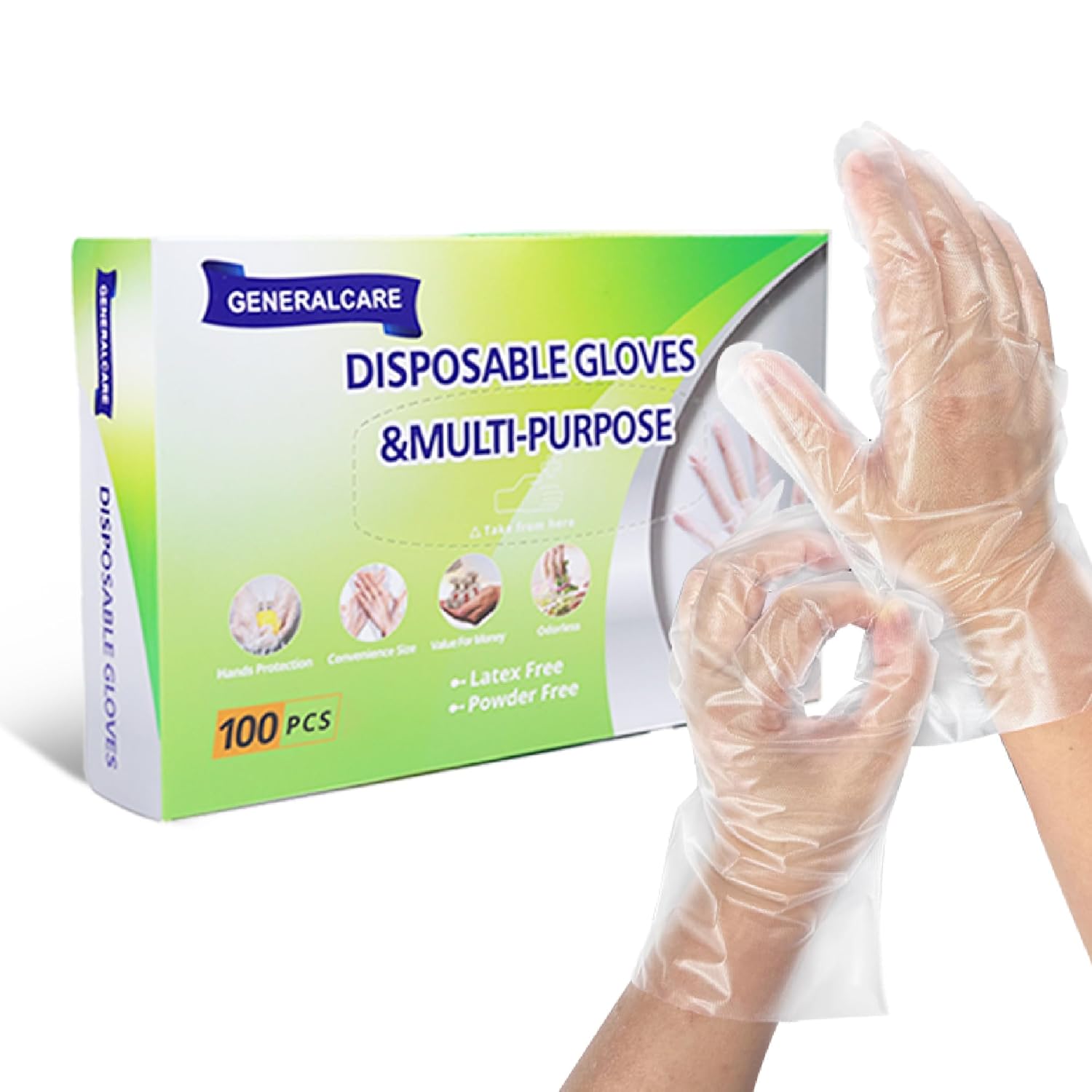 100 Pcs Food Handling Gloves by GENERALCARE