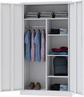 Letaya Metal Locker - Durable Steel Wardrobe Storage Cabinet