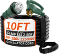 50 Amp Generator Cord 10FT Twist Lock RV Extension Cord - Emergency