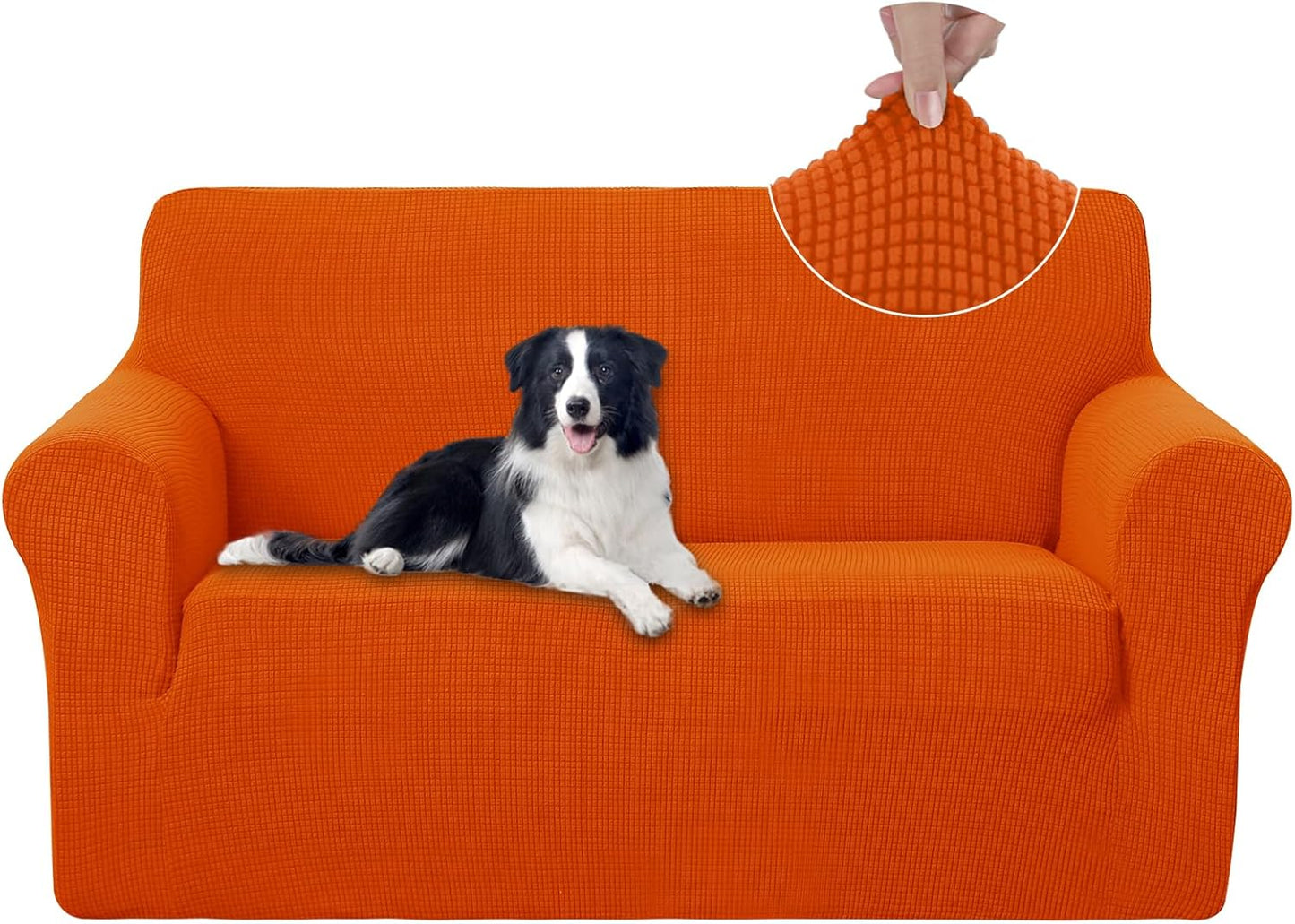 U-NICE HOME Loveseat Cover Stretch Couch Cover for 2 Cushion