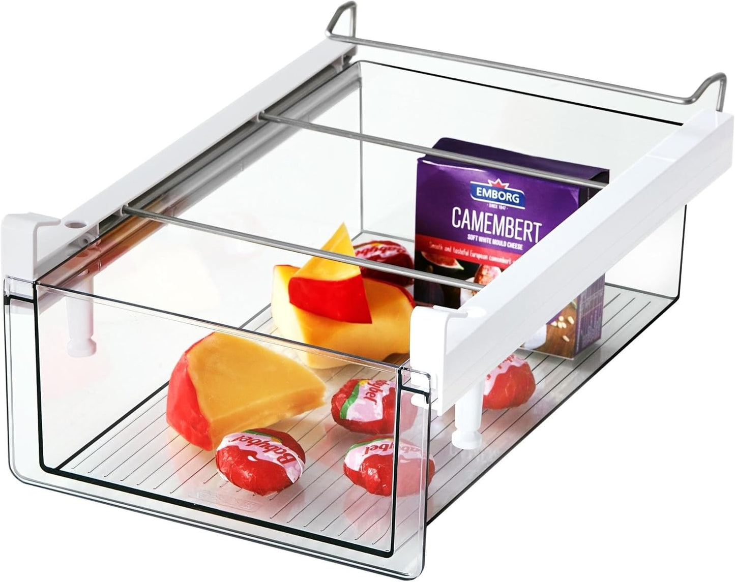 Vacane Upgraded Refrigerator Drawers Organizer for Deep Storage