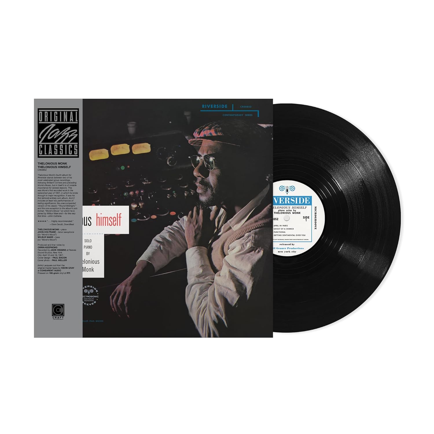 Thelonious Himself 180g LP - A Must-Have for Jazz Lovers