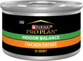 Purina Pro Plan Indoor Balance Chicken Cat Food in Gravy 24 Pack