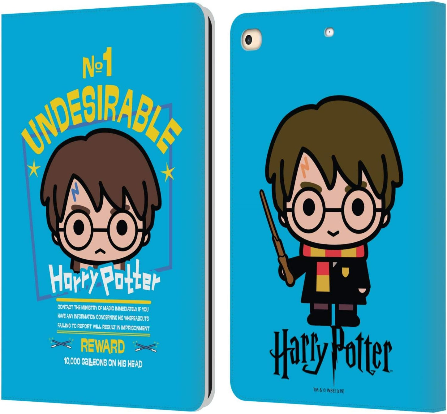 Harry Potter Deathly Hallows Leather Wallet Case for iPad 9.7