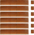 Cor Ten Steel Landscape Edging 40 in 6 Pack - Pre-Rusted Top Bend