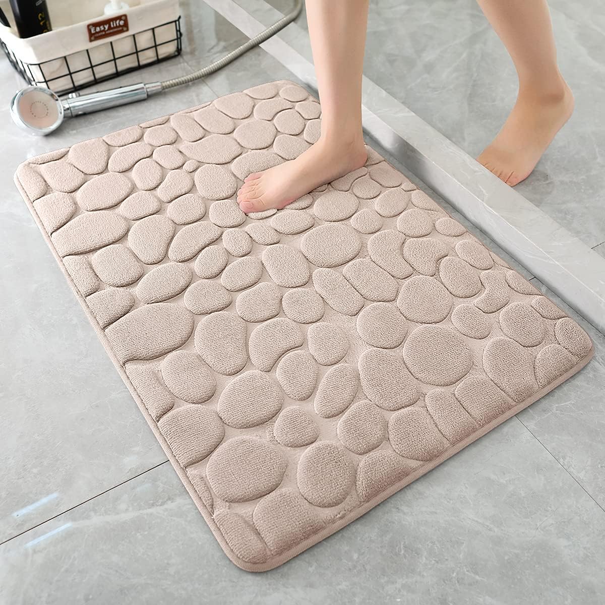 YIHOUSE Memory Foam Bath Mat for Super Absorbent Comfort
