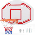 Goplus Large Wall Mounted Basketball Hoop 36in x 24in - Durable