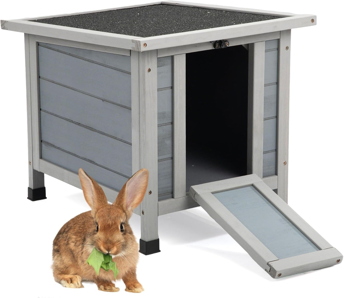 Coziwow Rabbit Hutch for Small Animals - Weatherproof Shelter