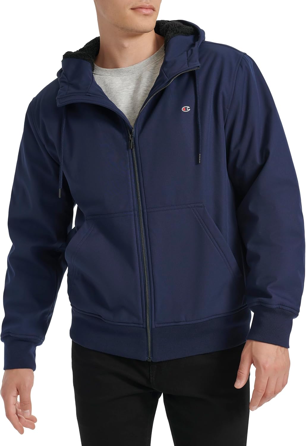 Champion Mens Sherpa Lined Hoodie for Ultimate Comfort and Style