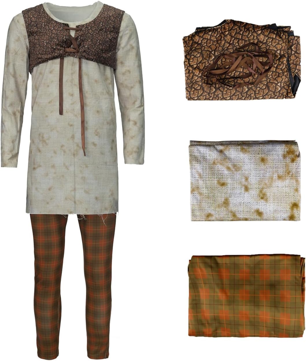 Green Ogre Costume for Adults - Sublimation Shirt and Pants