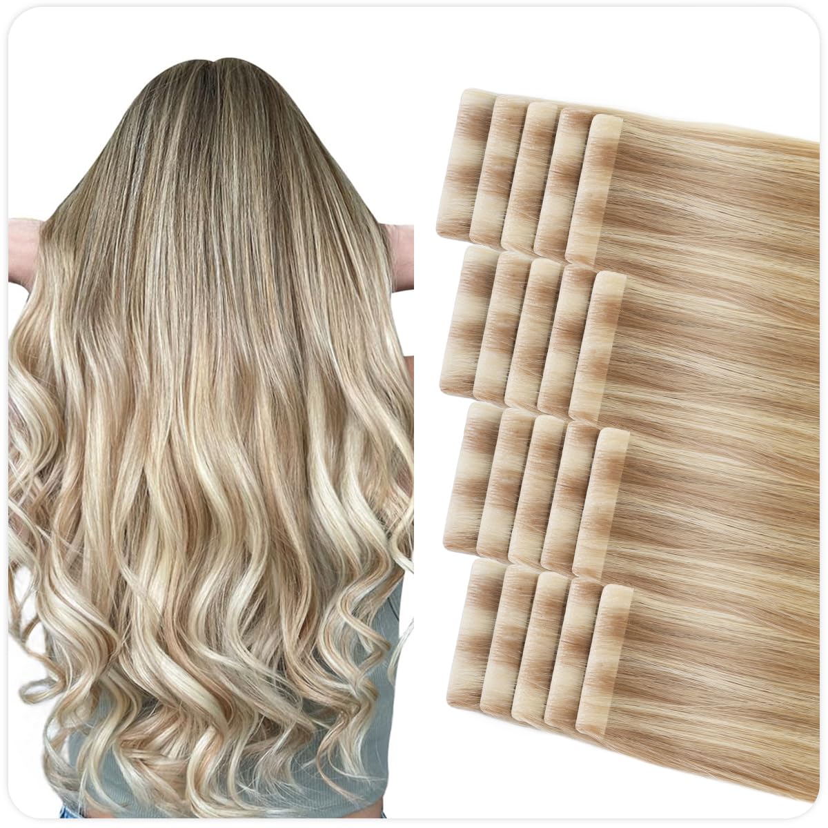 SUYYA Invisible Tape in Hair Extensions for Natural Look
