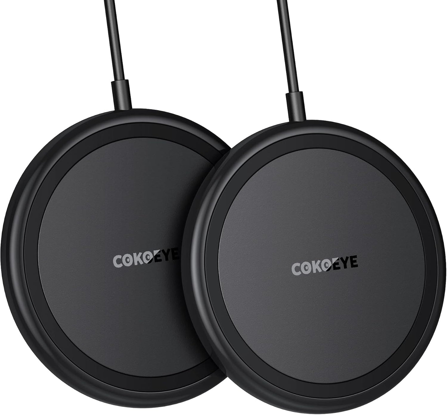 15W Fast Wireless Charger 2-Pack for iPhone & Samsung