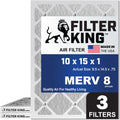 Filter King 10x15x1 Air Filter 3-Pack - MERV 8 Performance