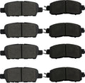 SIPAUTEC Front and Rear Brake Pads 4-Wheel Set - Ceramic Performance