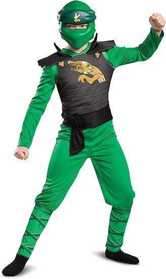 Lloyd Costume for Kids - Classic Lego Ninjago Legacy Jumpsuit
