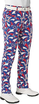 Crazy Golf Pants for Men - Colorful Funky Golf Pants Fun Style