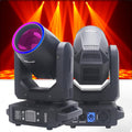 200W LED Moving Head Light with Ring Beam and 18 Prisms - Stage DMX