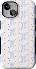 Casely iPhone 14 Case Summer Bows Coquette - Bold Protective Design