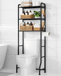 Kitsure Over Toilet Storage Rack - Stylish Bathroom Organizer