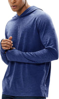 MIER Men's UPF 50+ Sun Hoodie - Lightweight