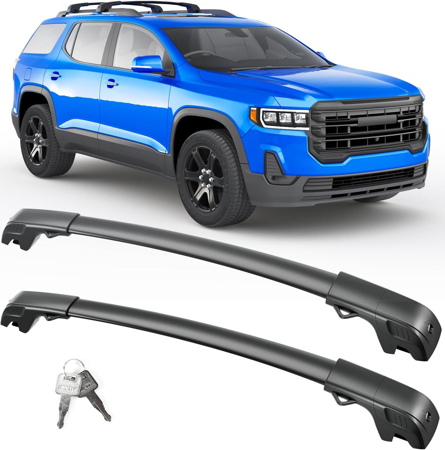 FengYu Lockable Roof Rack Cross Bars for GMC Acadia 2017-2023