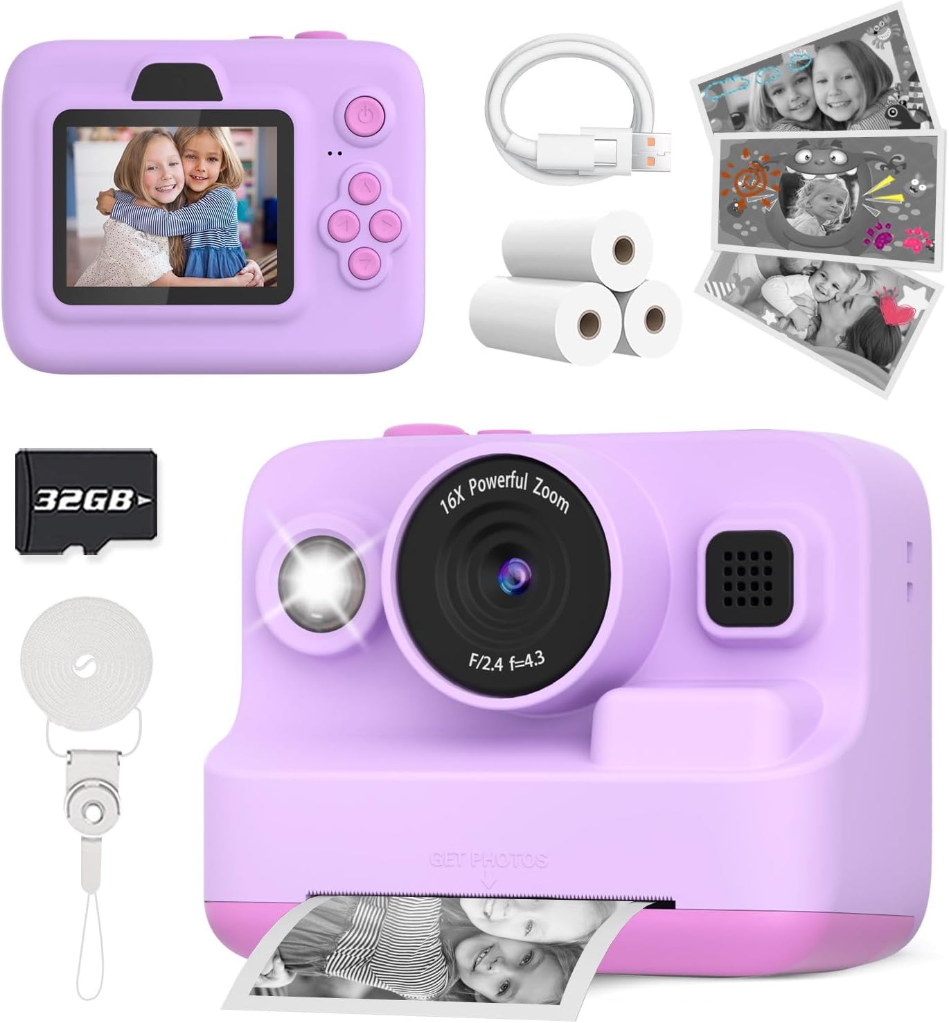 Yehtta Instant Print Camera: 1080P Fun & Memories