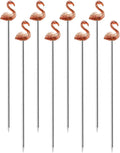Reusable Rose Gold Martini Picks - Set of 8 Sticks
