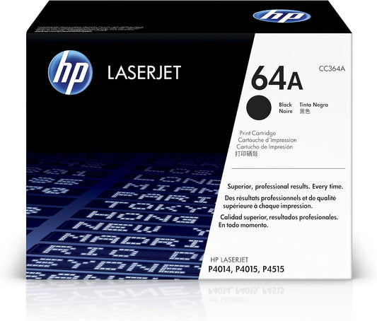 HP 64A Black Toner Cartridge for Laserjet P4014 P4015 P4515