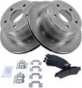 TRQ Rear Brake Pad & Rotor Kit for Chevrolet Blazer & S10