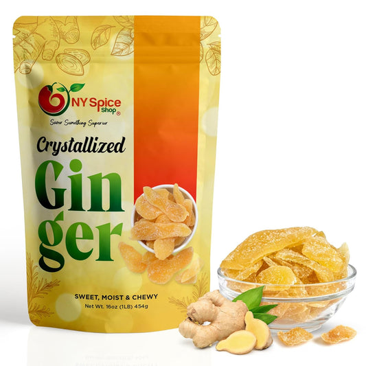 Candied Ginger Slices for Desserts and Baking - 80 Oz. Pack