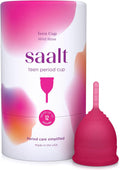 Saalt Teen Menstrual Cup - Best Sensitive Reusable Cup for 12-Hour