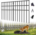 25 Pack Garden Animal Barrier Fence 17in x 27ft - No Dig Decorative