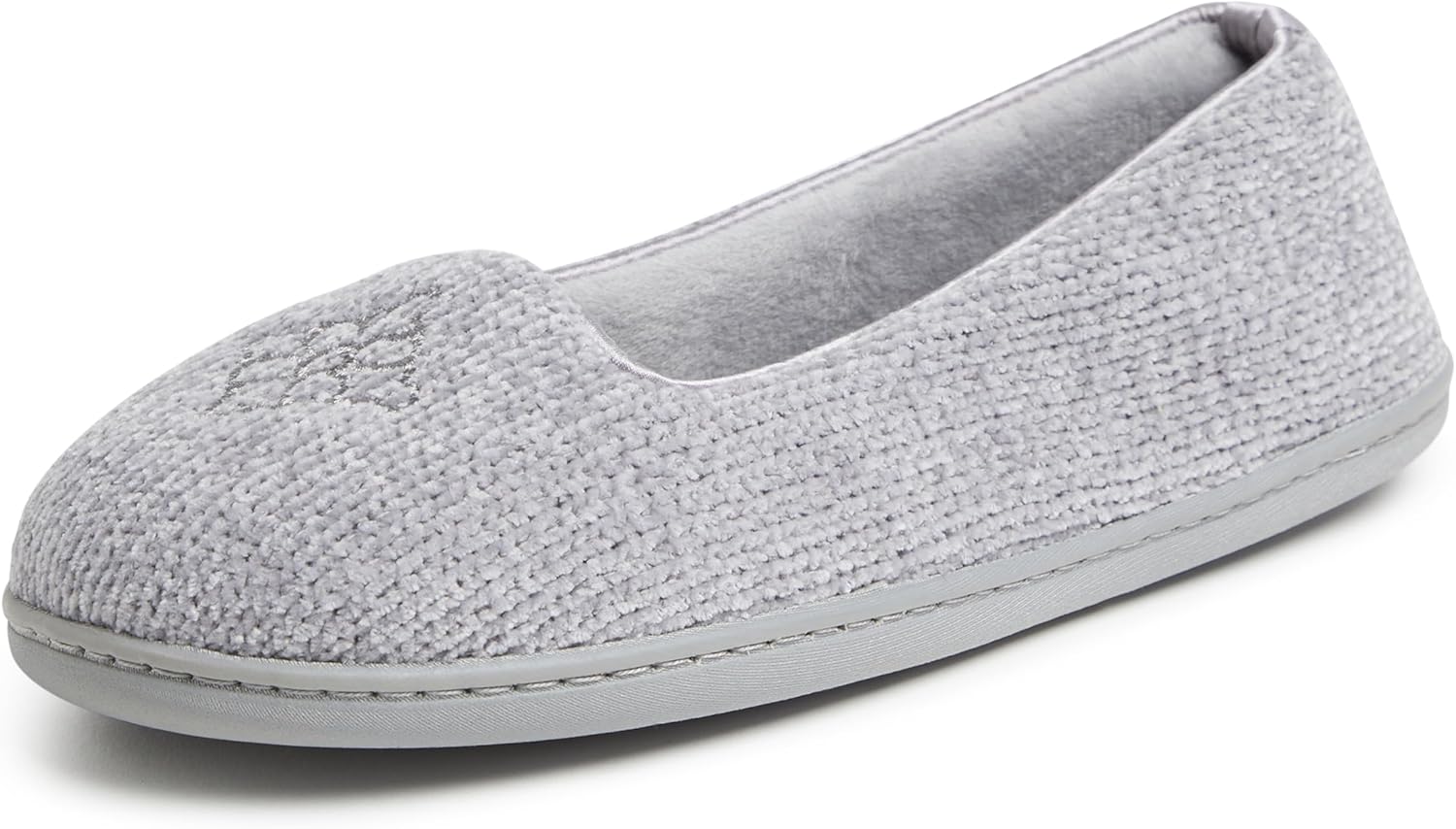 Cozy Memory Foam Indoor Ballet Slipper for Women in Wide Widths