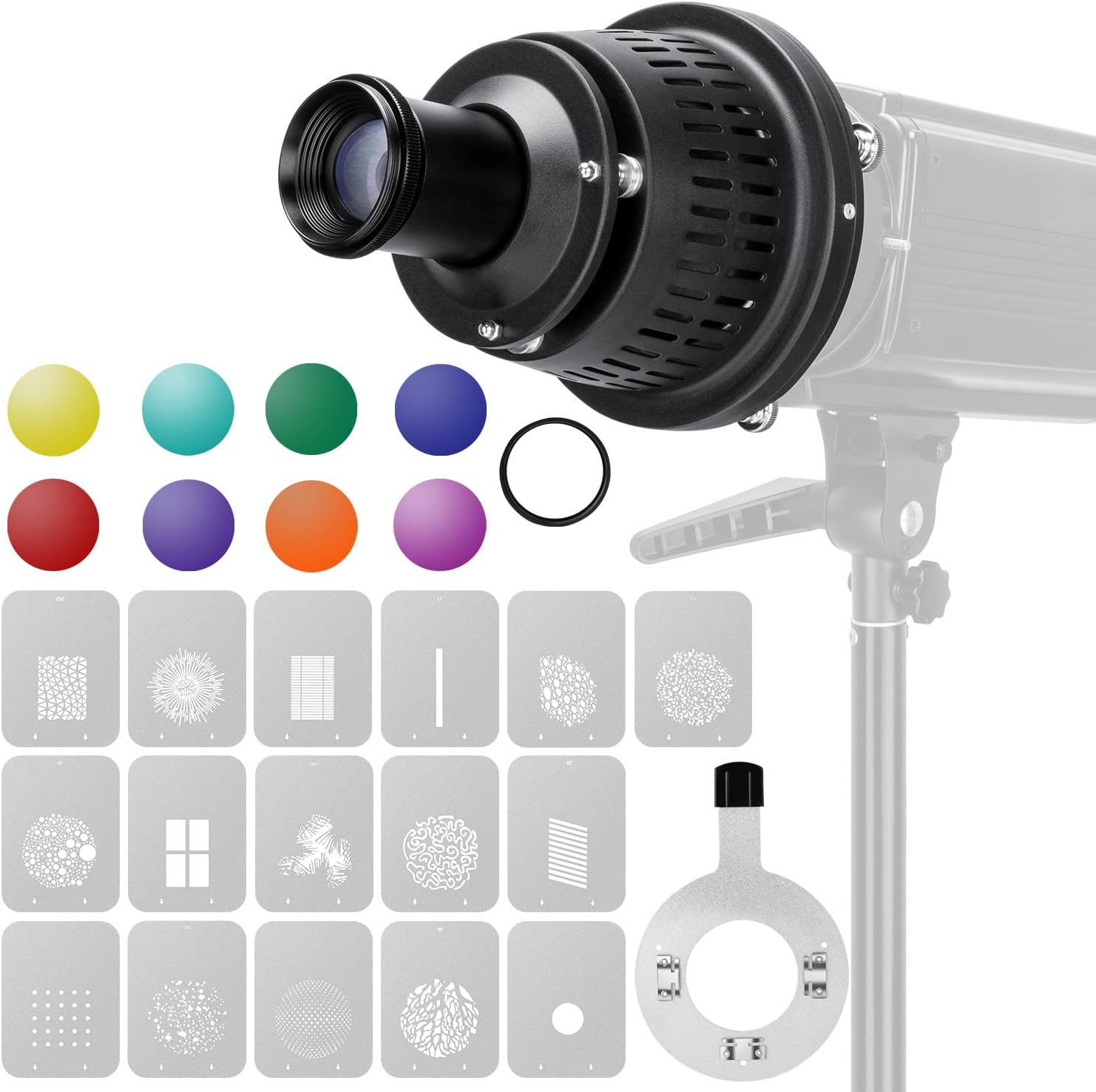 FOMITO Optical Snoot Kit for Creative Light Projection Effects
