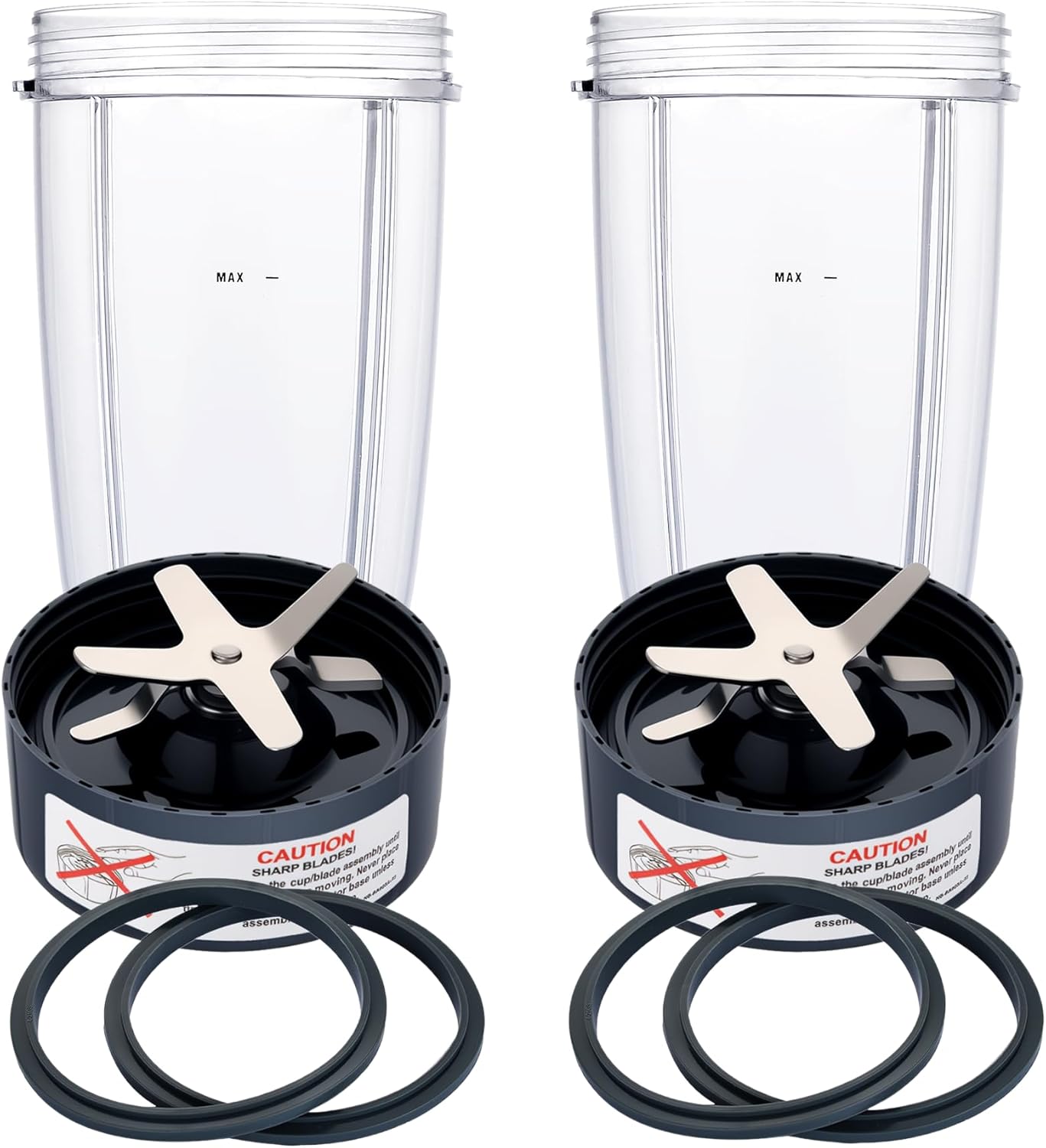 Upgrade Blender Cups and Blades for Nutribullet 600w/900w
