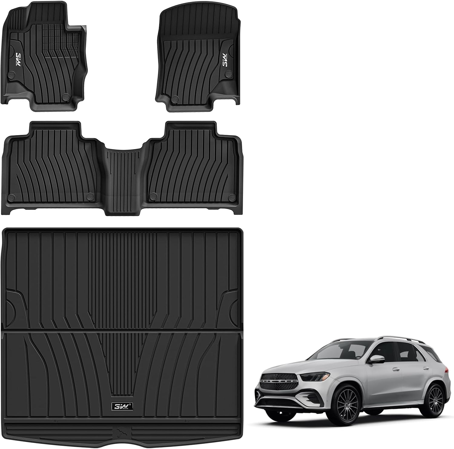 3W Floor Mats & Cargo Liner for Benz GLE 2020-2026 Review