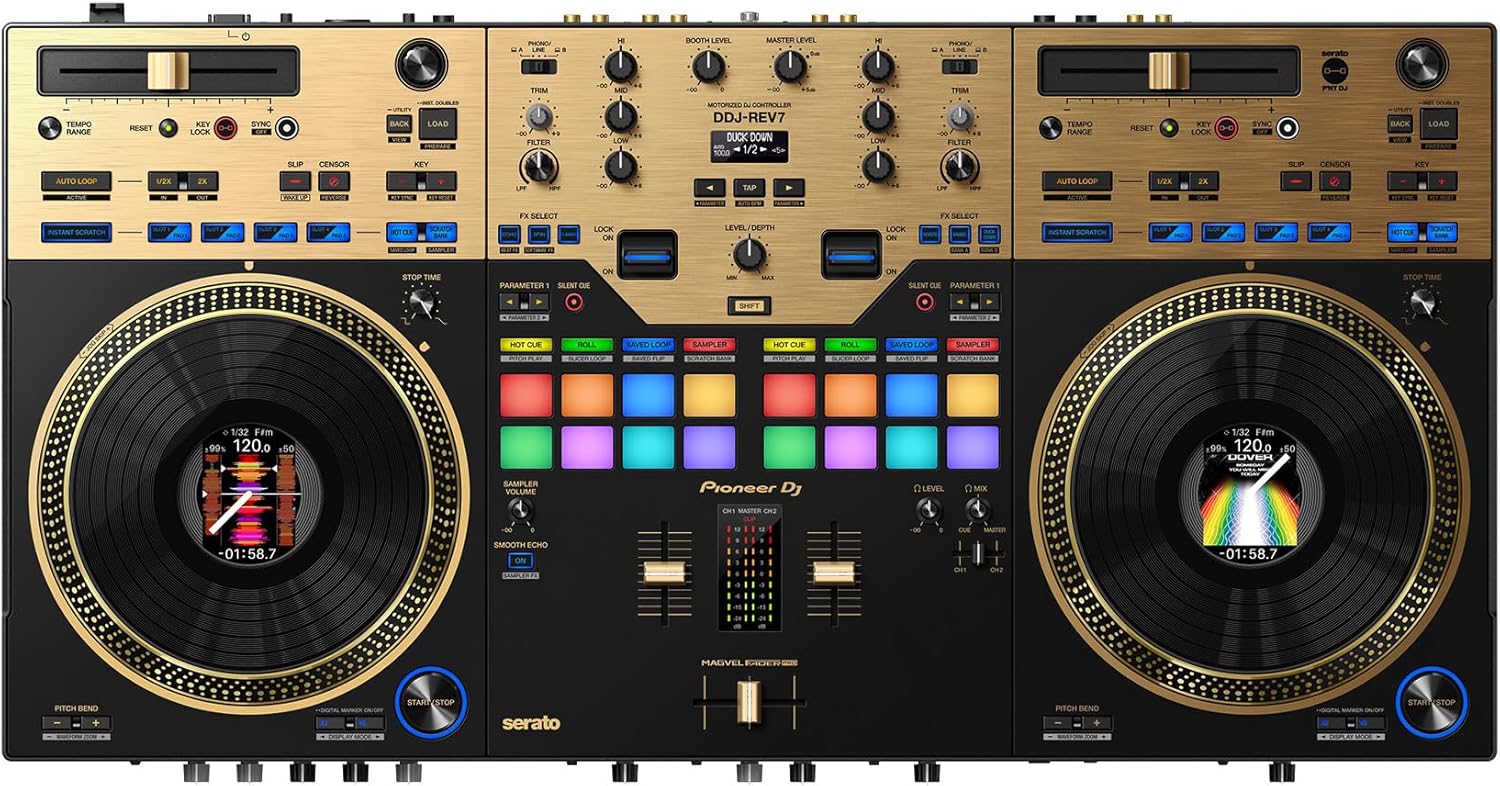 Pioneer DJ DDJ-REV7 Limited Edition Gold 2-deck Controller Review