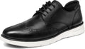 Men's Dress Sneakers Wingtip Oxford Lightweight Casual Comfort
