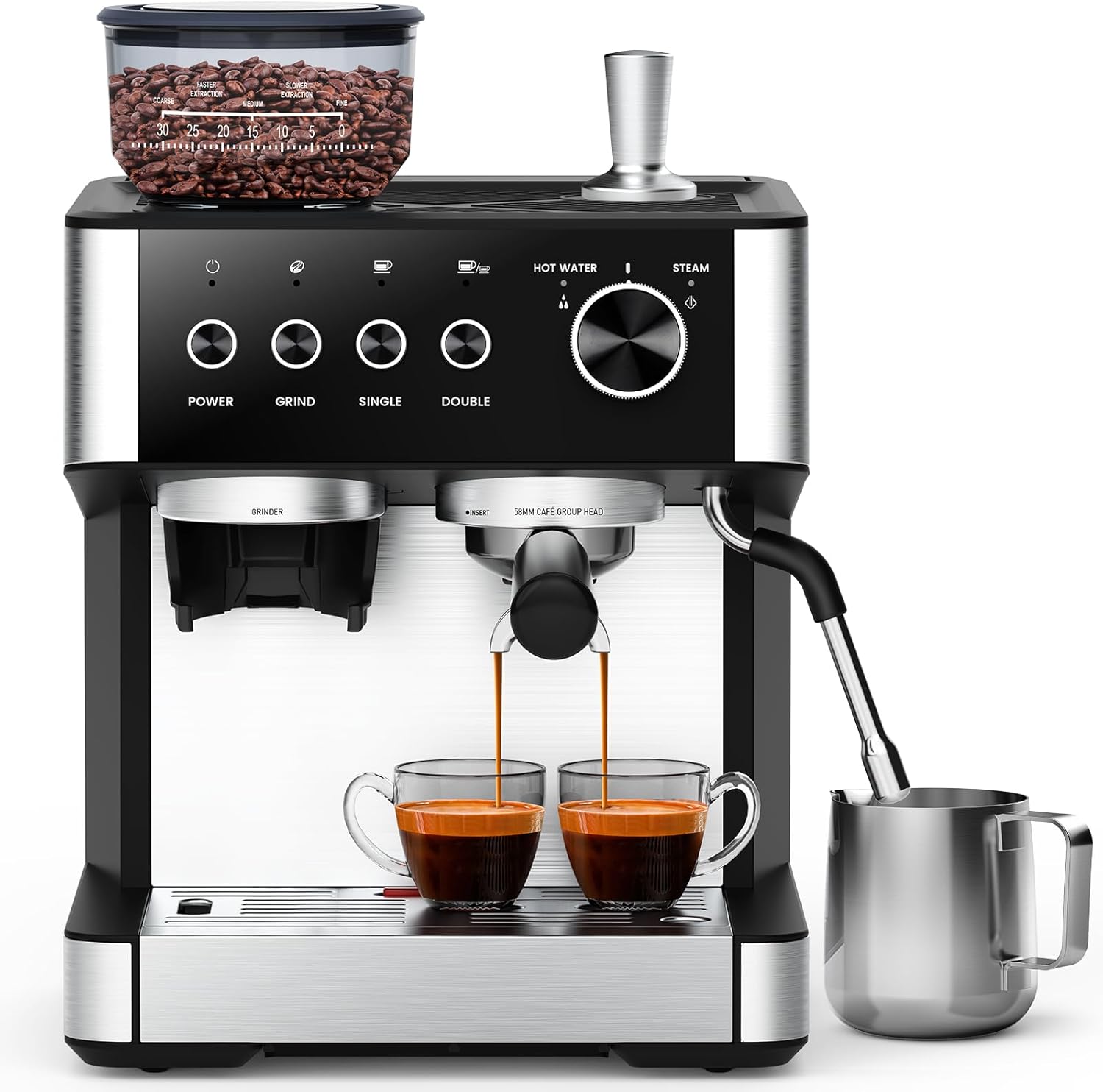 COWSAR 15 Bar Espresso Maker - Perfect Lattes at Home/Office