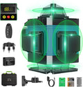 16 Line Laser Level 360 Self Leveling 4D Green Cross Line - High