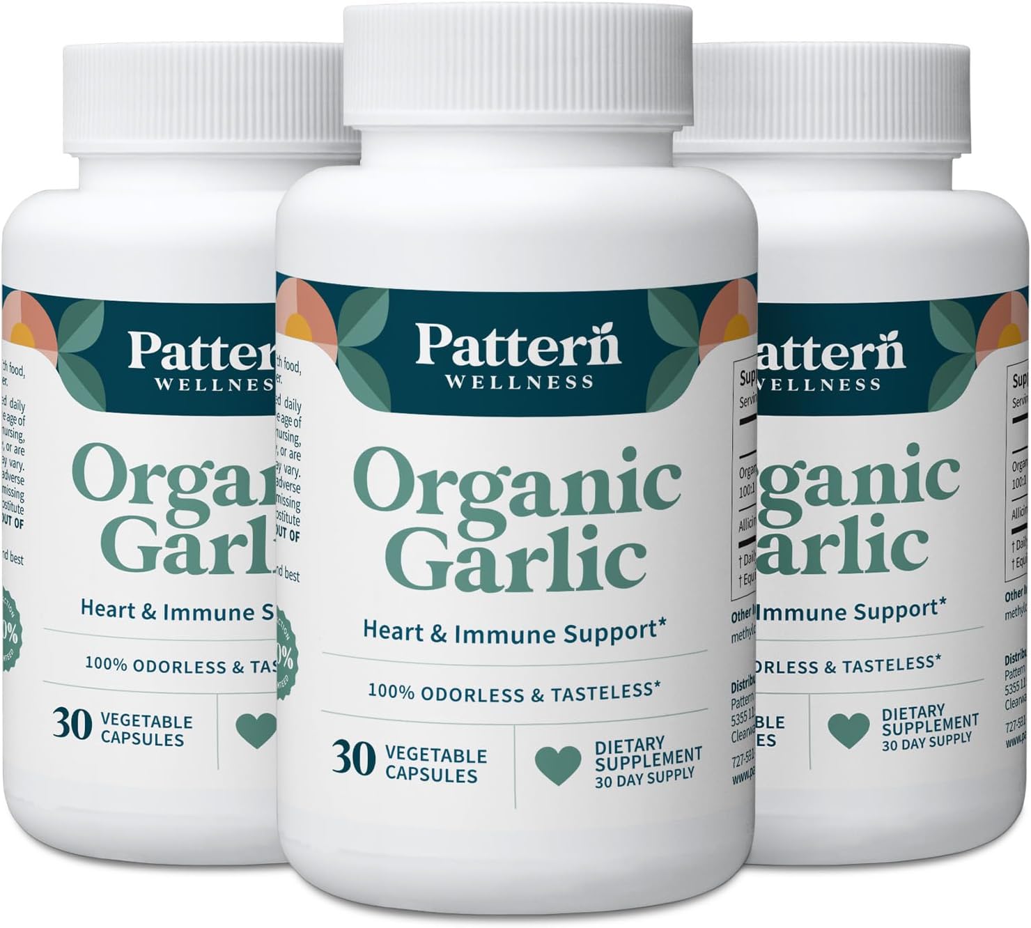 Odorless Organic Garlic Capsules for Immune and Circulatory Health
