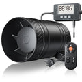 4 Inch Inline Duct Fan with Humidity Sensor and Remote - Quiet 3-Speed
