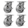 5X2 Heavy Duty Caster Wheels for Industrial Use - Set of 4