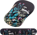 Mouse Pad Wrist Support 2-in-1 Ergonomic Mouse Pad and Keyboard Rest