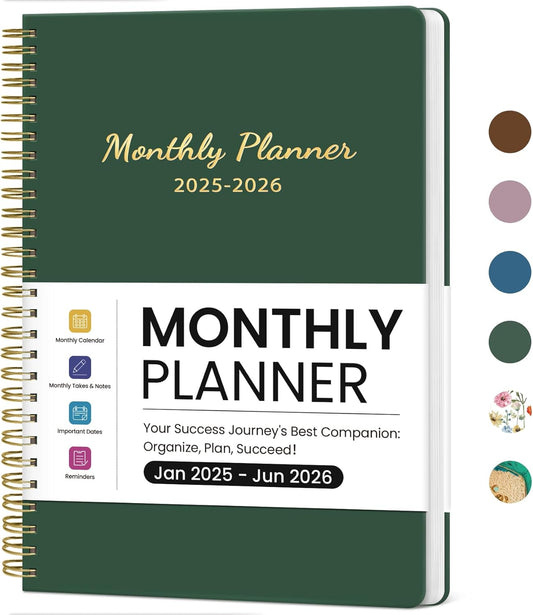 2025-2026 Forest Theme 18-Month Monthly Planner - Perfect for Planning at School, Office, and Home!