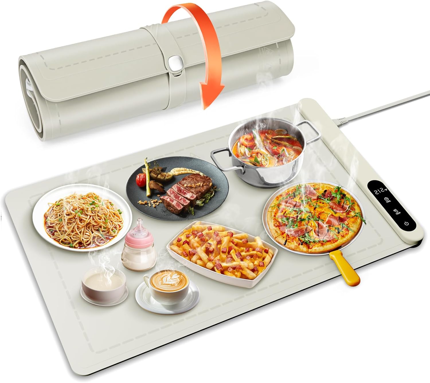 Warming Mat for Food - XL 24in x 15in Graphene Heating Solution