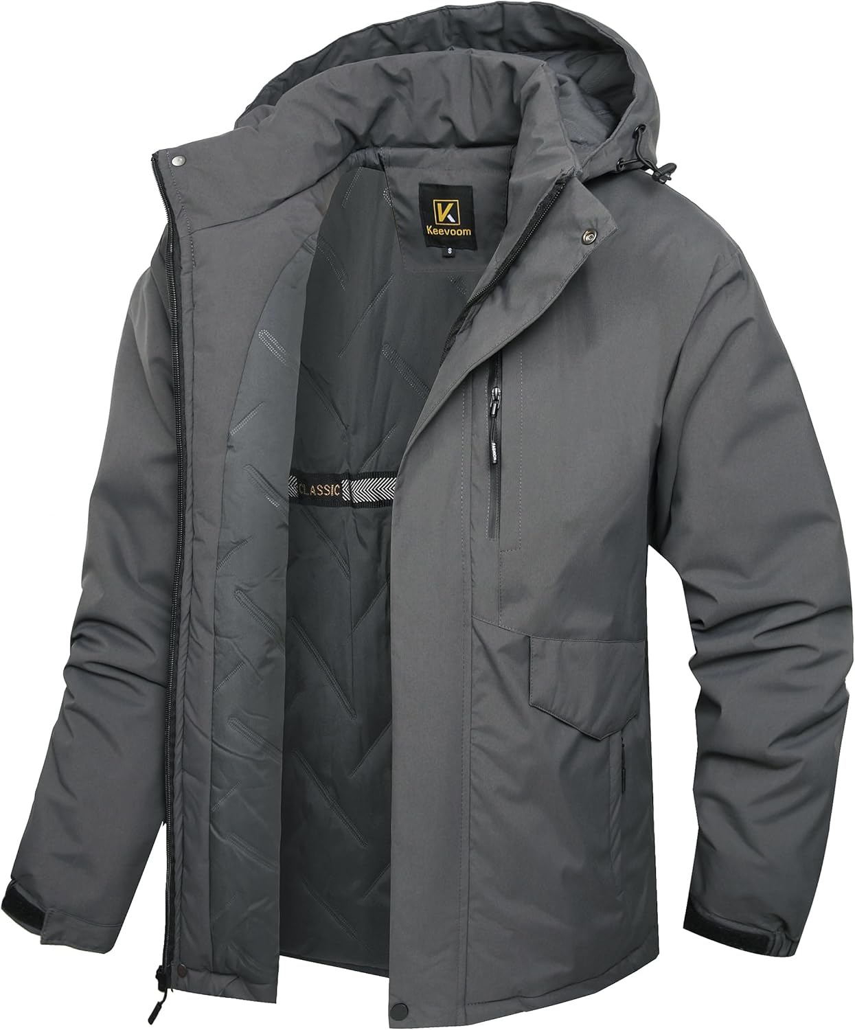 Keevoom Men's Weatherproof Winter Coat